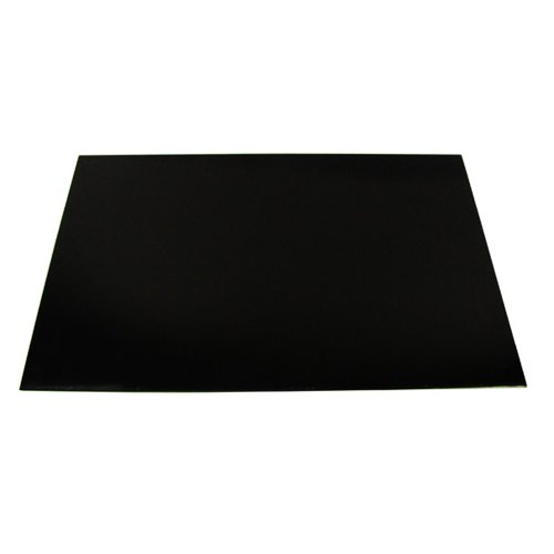 Musiclily 435x290mm Pickguard Blank Plancha de Pickguard Golpeador Materia para Guitarra Eléctrica/Bajo,3 capas Negro