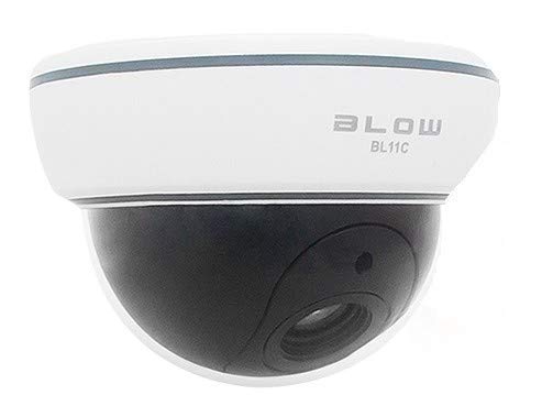 Preisvergleich Produktbild BLOW Überwachungskamera Dummy Kamera Attrappe Fake Camera mit Licht Sicherheitskamera Dome Überwachung Haus Sicherheit Security BL11C