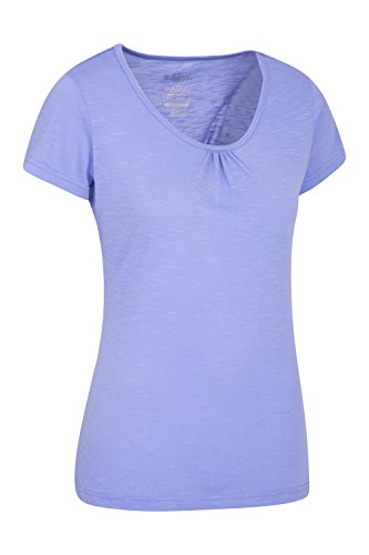 Preisvergleich Produktbild Mountain Warehouse Agra T-Shirt für Damen - Leichtes Damenshirt, schnelltrocknend, atmungsaktiv, Sommershirt, schweißableitend - Für Outdoor-Sportarten und zum Wandern Lila DE 46 (EU 48)