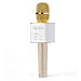 Produktbild RBH Tragbare drahtlose Karaoke-Mikrofon-Lautsprecher Bluetooth Cell Phone Microphone Home KTV mit USB-Ladeport für Smartphone Android Apple/iPad PC,Gold
