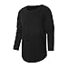 Produktbild LOLIANNI Herren Tops Fashion Langarm Casual Solid Patchwork Dünnes Manner Sweatshirt Stricken Feste Farbe Nähte Langarm Rundhals Top Strickpullover Junge Sweater