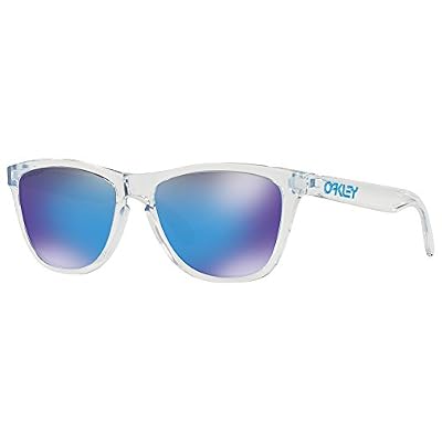 Oakley Frogskins 9013D0, Montures de Lunettes Homme, Blanc (Crystal Clear/Prizmsapphire), 55