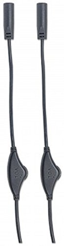 Manhattan Audiosplitterkabel (2 Lautstärkereglern Y-Kabel, 3,5 mm Klinkenstecker auf 2x 3,5 Klinkenbuchse, 2 individuelle Lautstärkeregler, 30 cm) schwarz - 3