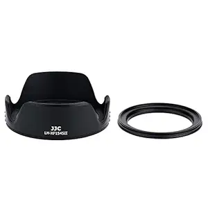 Petal Style Screw in Lens Hood Shade for Fujifilm Fuji Fujion XC 15-45mm F3.5-5.6 OIS PZ Lens on Fujifilm X-T4 X-T3 X-T30 X-T20 X-T10 X-A10 X-A7 X-A5 X-T200 X-T100 Reversible Design