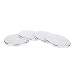 Produktbild Auto Lautsprecher Net Cover, 3 '' Auto Lautsprecher Grill Net Frame staubdichte Abdeckung Mesh Trim Decor Galvanik 4pcs(Weiß)
