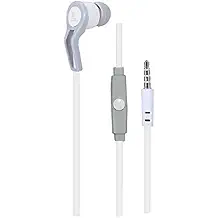 Foxin FHM-102 In-Ear Headphones with Mic (White)