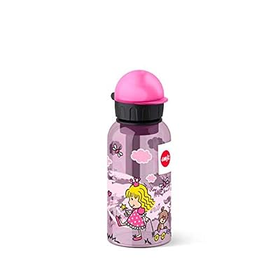 Emsa Gourde, Pour Enfants, 400 ml, Bouchon de Sécurité, Kids Princess, Tritan, 518122