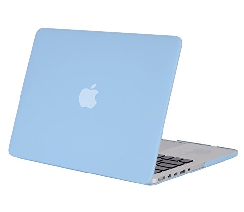 MOSISO MacBook Pro 15 Retina Hülle (NO CD-ROM Drive) - Ultra Slim Hochwertige Plastik Hartschale Tasche Schutzhülle Snap Case für MacBook Pro 15 Zoll with Retina Display (Model A1398), Air Blau