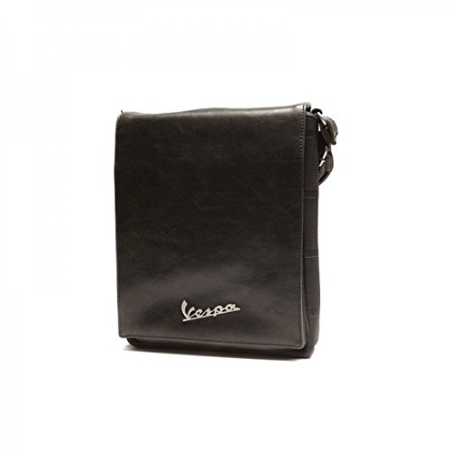 Preisvergleich Produktbild Vespa kleine Schultertasche VPSC41 braun / grün inklusive Tablet Tasche