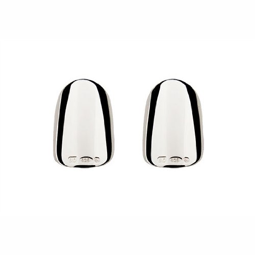 BOHEM Silver Jewellery Nail Art Classic Pure (Medium - Pair)
