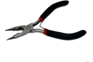 SiAura Material - Rundzange zur Schmuckherstellung und Arbeiten mit Perlen in der Farbe Schwarz