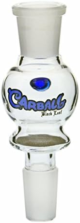 Activated Carbon Bong Water Pipe Set - 14,5 mm - Black Leaf