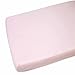 1x Cot Bed 100% Cotton Jersey Fitted Sheet 140 x 70 cm Pink