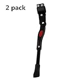 El soporte para bicicletas puede ser simple y rápido de instalar. La rueda permanece firme con el soporte extendido para bicicletas.