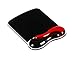 Kensington - 62402 - Duo Gel Wave Tapis de Souris avec Repose-Poignet - Noir/Rouge
