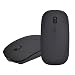 Produktbild Bluetooth Maus Geräuschlos Kabellose Mäuse,KINGCOO Ultra-dünne Tragbare Wiederaufladbare Bluetooth 3.0 Optische Maus,800/1200/1600 DPI Einstellbar für PC Laptop Macbook (Schwarz)