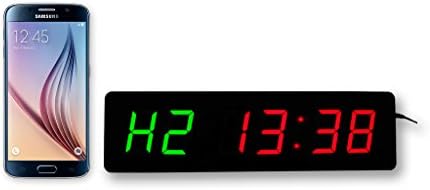 EU 1" 6 digits LED countdown / UP interval CLOCK supported phones APP.