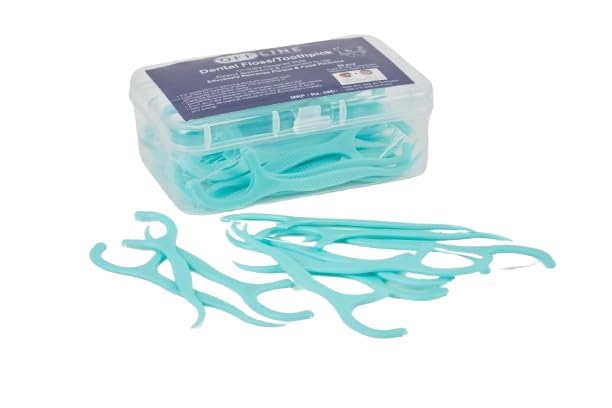 OFFLINE Tooth Cleaning Dental Floss Toothpicks Plastic Set for Clean Teeth Fresh Breath and Healthy Gums (Pack of 1)