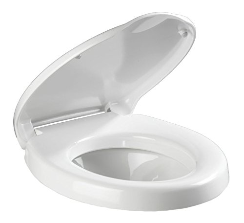 Wenko 21905100 WC-Sitz Secura Comfort – mit Sitzflächenerhöhung, Kunststoff – Duroplast, weiß - 3