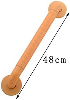 Pool Handrails Accessible Toilet Armrest Toilet Safety Handrail Toilet Auxiliary Handrail Stainless Steel Anti-skid Toilet Handrail Safety Products ( Color : Yellow , Size : 48cm )