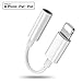 Price comparison product image Headphone Compatible for iPhone X Adaptor Converter AUX 3.5mm Earphone Adaptor Compatible for iPhone8/8 Plus X XS XR Converter Accessories Headphone Jack Headphone Cable Earbud Adapter Support iOS 12