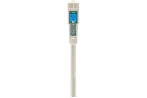 YIYEGO Misuratore pH per Idroponici, Phmetro Digitale con ATC, DWC Impermeabile 4 in 1 TDS/EC/TEMP/PH Meter, pH EC Tester per Impianti Idroponici, Piscine, Acqua Potabile, Acquari
