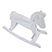 Labebe - White Classical Wooden Rocking Horse
