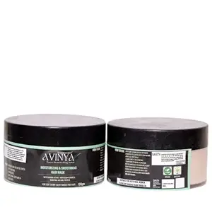 AVINYA Moisturising & Smoothning Hair Mask. Best for Dry Damage Hairs. Made with Blends of Herbs Mask Cream for Hair Growth, Hairfall & Damaged Hair for Men & Women 100g