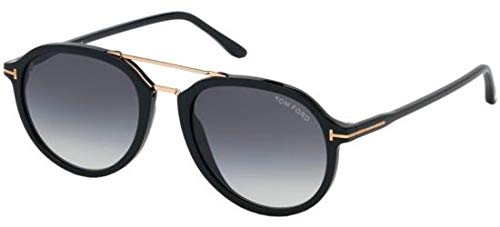 Preisvergleich Produktbild Tom Ford Sonnenbrillen RUPERT FT 0674 BLACK / GREY SHADED Herrenbrillen