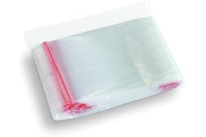 STELLA PACK Pack 100 Sachets Plastiques Refermables 6x8cm - Sac Zip pour Stockage Alimentaire, Organisation Artisanat. Durable, Congélateur-Sûr & Étanche.