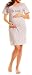 Happy Mama Women's Maternity Nightie Robe Hospital Set Nursing Nightshirt. 385p (Coral, UK 18, 2XL)