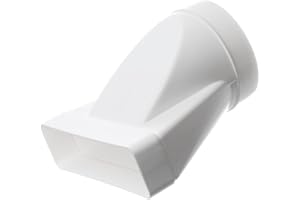 EUROPLAST Riduttore per condotto di scarico lungo 220 x 55 mm/Ø 125 mm
