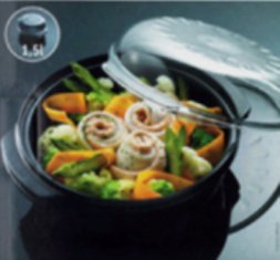 WHIRLPOOL STM 006 Zubehör / Dampfgarbehälter für die Mikrowelle (rund, 1,5 l)