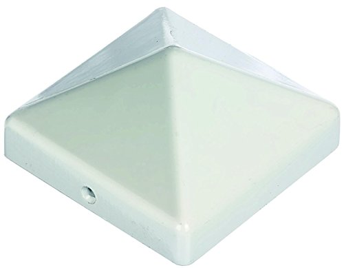Preisvergleich Produktbild "Premium" Pfostenabdeckung für Pfosten 110x110 mm, aus Aluminium weiß