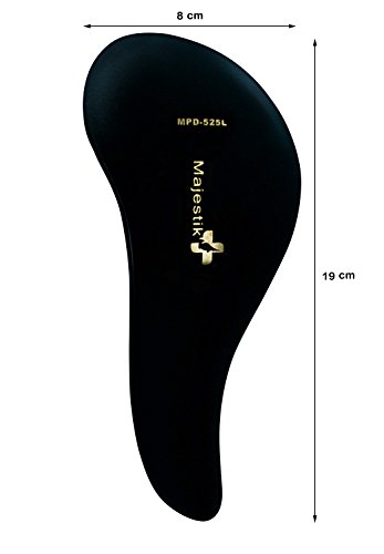 HairBrush- a Detangling Hair Brush by Majestik+, Best Professional Salon Quality, Wet & Dry Brush For Tangle-Free, No Pain – Great For Thick, Wavy, Curly, or thin hair on women, girls & kids, a must have Detangler brush in Black by Majestik+ - 3