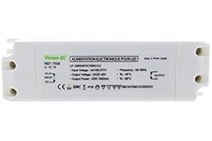 VISION-EL Alimentation électronique pour LED 27-42V DC 42W 1A