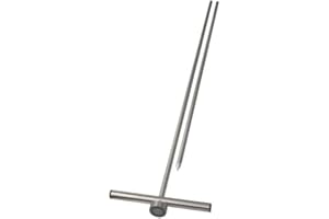 AGRETO Temperaturmesssonde, Heusonde, 185 cm Lanzenlänge, robustes Industriethermometer, Messbereich bis 110 °C, Zuverlässige Temperaturkontrolle, 5 Jahre Herstellergarantie