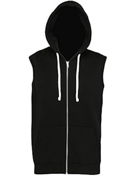 AWDis Just Hoods Herren Hoodie / Kapuzenweste / Kapuzenjacke, ärmellos