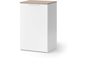 ‎VICCO Vicco Kommode Wido, Weiß, 50 x 80 cm mit Regal