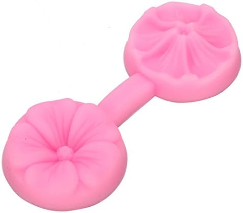 Mini Flower Silicone Sugar Resin Craft DIY Moulds DIY gum paste flowers Cake Decorating Fondant Mold (Pink)