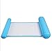 Produktbild HYFZY Aufblasbare Sich hin- und herbewegende Wasser-Hängematte, FloatingPool Bett in der Luftmatratze-Floss-Sofa-Stuhl-Swimmingpool-aufblasbaren,Blue