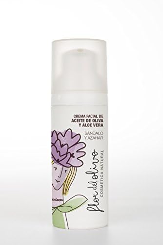 Olive oil and Aloe Vera Face cream, with sandalwood and Orange blossom, 50ml