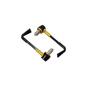 CLUNKERZ Clutch lever guard, CNC Clutch Lever protector for bike Universal (Golden)
