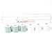 KingOfHearts Electric Nail File Replaceable Rollers - Replacement Roller Set include 3 Green Buffering Rollers and 3 White Polishing Rollers, For Replacing Only - Pack of 6