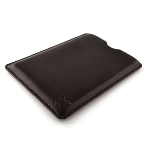 Leder iPad Mini, iPad Mini 2, und iPad Mini 3 Sleeve – Tablet-Hülle Sleeve von Dockem; Schlank, Einfache und Professional Vorstand mit weicher Mikrofaser gefüttert Filz Dunkelbraun Basic-Synthetic-Leder Schutzhülle Tablet Tasche Cover für iPad Mini, Mini Retina, Minii 2, und Mini 3 - 2