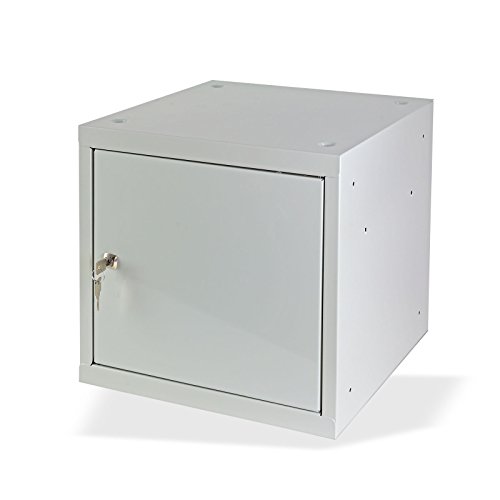 Preisvergleich Produktbild DEMA Schließfachwürfel mit Zylinderschloss RAL 7035