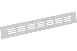 EUROPLAST Aluminiowa kratka wentylacyjna, biała, 300 x 40 mm