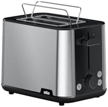 Braun HT 1510 BK Si/SW ToasterPurShine 2 Scheiben