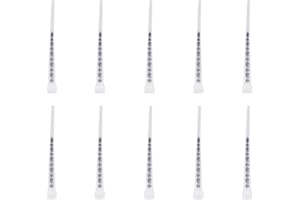 bricoleva.it Miscelatore Beccuccio per Ancorante Chimico Bicomponente - Beccuccio di Ricambio Universale con Miscelatore (10 Pezzi)