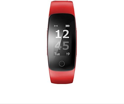 YANXH Health Tracker,Heart Rate Monitor Intelligent Bracelet With Information Remind Sleep Movement Pedometer , red
